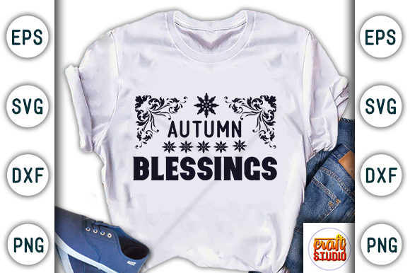 Autumn Blessings: Graphics & T-Shirt Designs
