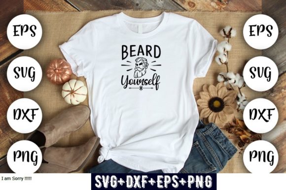 Beard Yourself: Bold Graphics for T-Shirt Designs