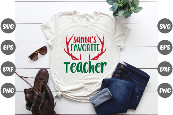 Christmas Design, Santa’s Favorite Teacher