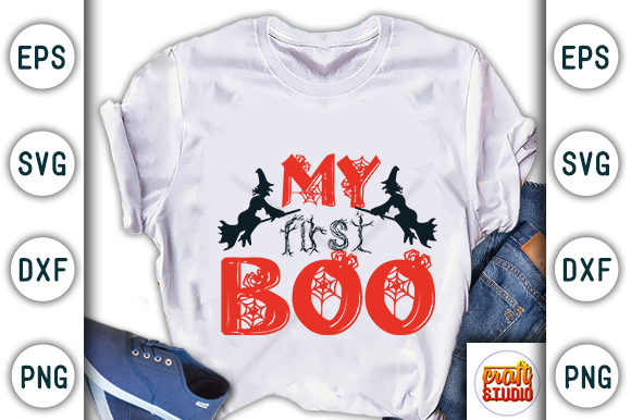 Halloween Quote Design, My First Boo