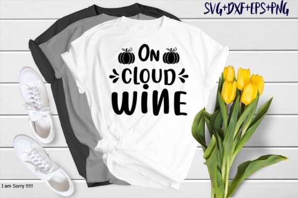 On Cloud Wine Graphics for T-Shirt Designs