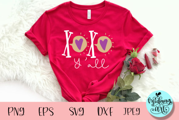 Xoxo Y All SVG, Valentine SVG